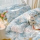 thumbnail image 3 of Juego de cama de algodón lavado kawaii para niñas, funda de edredón con estampado lindo, sábanas planas para cama individual, matrimonial y queen y fundas de almohada, 3 of 6