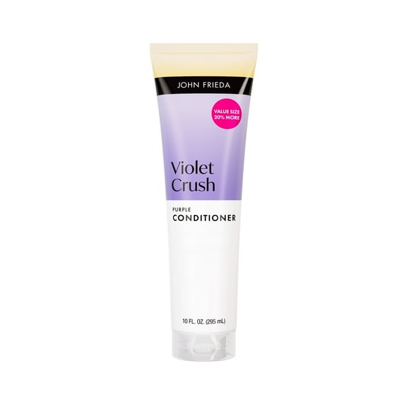 John Frieda Violet Crush Purple Conditioner for Blonde Hair, Violet Conditioner, 10 fl oz
