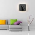 thumbnail image 5 of Lámpara de pared LED moderna de 8 W, lámpara de lectura de pared con interruptor giratorio de 350°, lámpara de pared LED de 3 W para interiores, color negro 3000 K, 5 of 5
