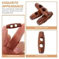 thumbnail image 4 of 100Pcs Wooden Coat Buttons Decorative Sweater Buttons DIY Clothing Horn Buttons, 4 of 8