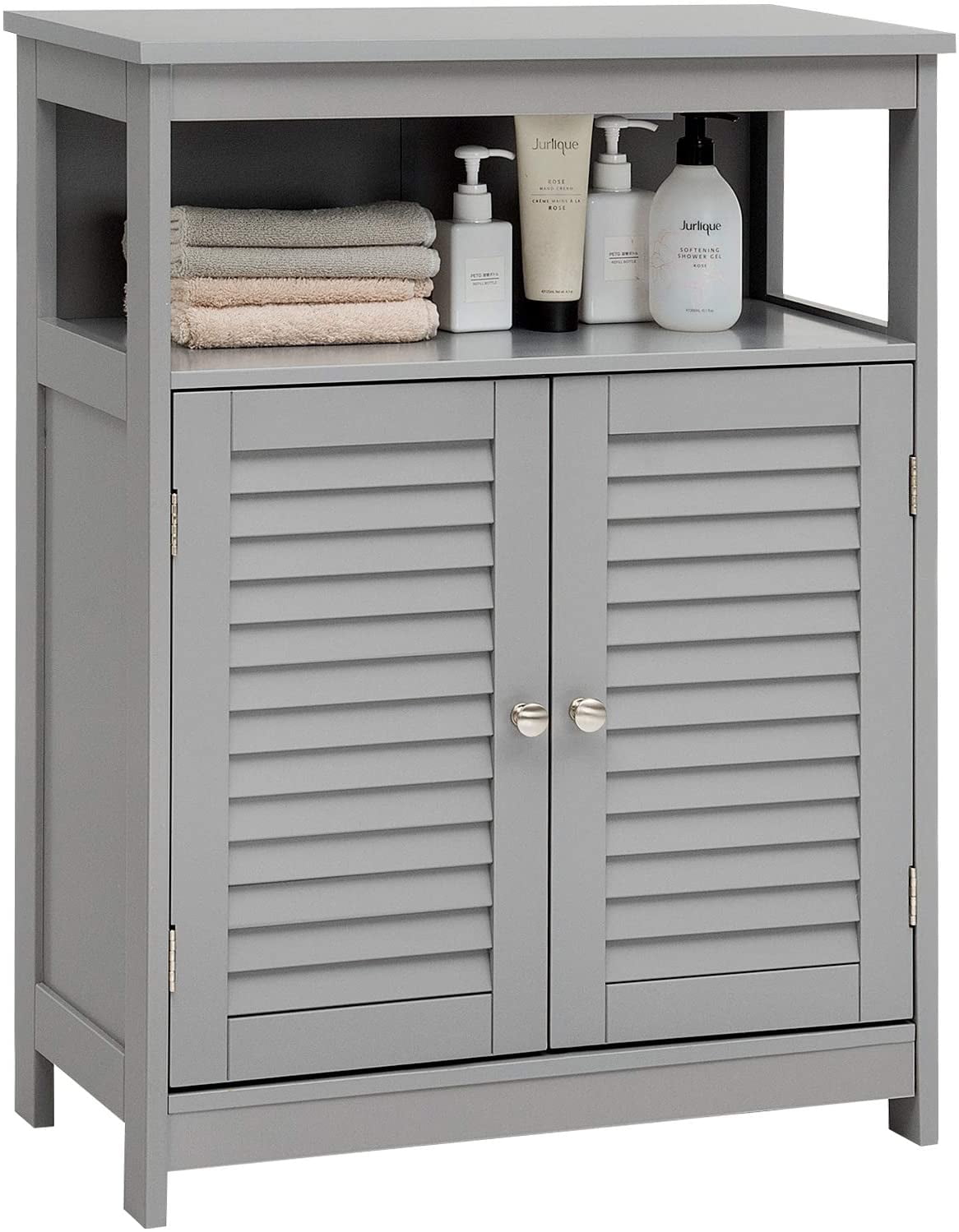 Giantex Bathroom Floor Storage Multifunctional Free Standing
