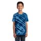 thumbnail image 1 of Camiseta Tie-Dye Port & Company Rayas de Tigre para Jóvenes Azul Marino XL PC148Y, 1 of 1