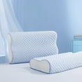 thumbnail image 5 of JikouIivo Memory Foam Pillow, Contour Pillow for Side Sleepers, Orthopedic Pillow for Neck Pain Relief, Cervical Pillow for Back Pain, Adjustable Memory Foam Pillow, 5 of 7