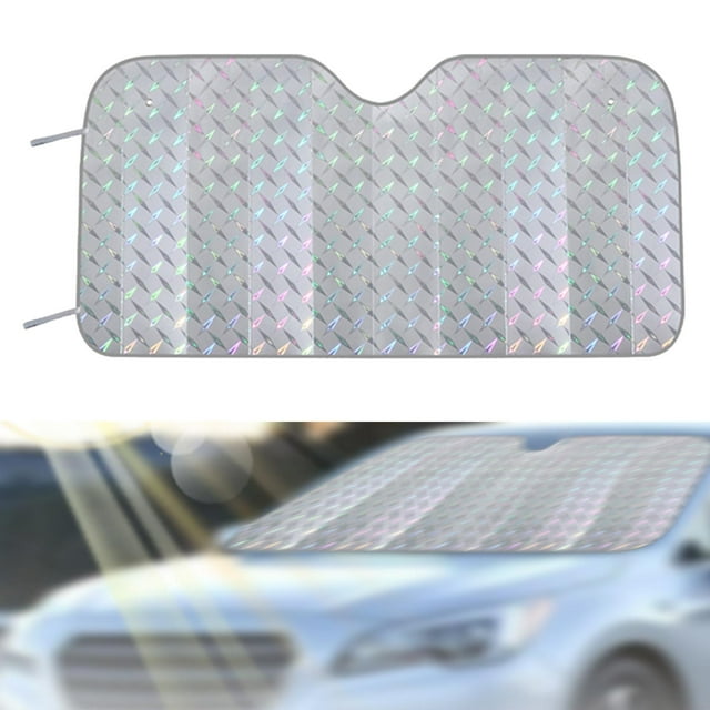 Pare-soleil Pare-Soleil avant Pièces Auto, Réflecteur de Lumière du Soleil Pliant Garde le Véhicule au Frais Protection Intérieure Visière Portable 140cmx70cm