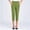 Army Green, variant on Drovellove Women's Plus Size Casual Loose Fit Straight Leg Capris with Pockets - Cotton Blend Ankle Length Pants for Spring, Summer, and Daily Wear