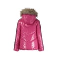 thumbnail image 3 of Chaqueta Tommy Hilfiger Chevron Puffer para niña Fucsia 3T, 3 of 3