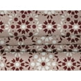thumbnail image 4 of oneOone Velvet Beige Fabric Floral & Tiles Moroccan Sewing Craft Projects Fabric Prints By Meter 58 Inch Wide, 4 of 5