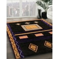 thumbnail image 2 of Ahgly Company Indoor Rectangle Abstract Sienna Brown Area Rugs, 4' x 6', 2 of 6