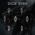 thumbnail image 3 of Fonvgogo Arcanum Dnd Dice Juego de dados de metal hueco D&D con caja para mazmorras y dragones Juego de rol poliédrico Dados D y D para mesa Rpg D20 D12 D10 D8 D6 D4 (Número azul Arcanum), 3 of 5
