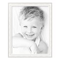 thumbnail image 2 of ArtToFrames 28" x 36" Majestic White Picture Frame, 28x36 inch Silver Wood Poster Frame (WOM-5198),  Pack, 2 of 7