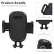 thumbnail image 2 of Soporte para teléfono JeCar TJ Dash Mount con almacenamiento Jeep Wrangler TJ, 2 of 8