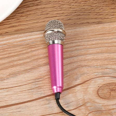 NICEXMAS Microphone Mini Karaoke Mini Handheld Aluminium Alloy 1Pack for K Song Enthusiasts