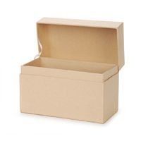 1 Pc, Paper Mache Recipe Box 6.75 