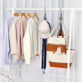 Swivel Shelf Rack LQSEO Purse Hanger Organizer for Closet, 2-Pack Handbag Organizer ...