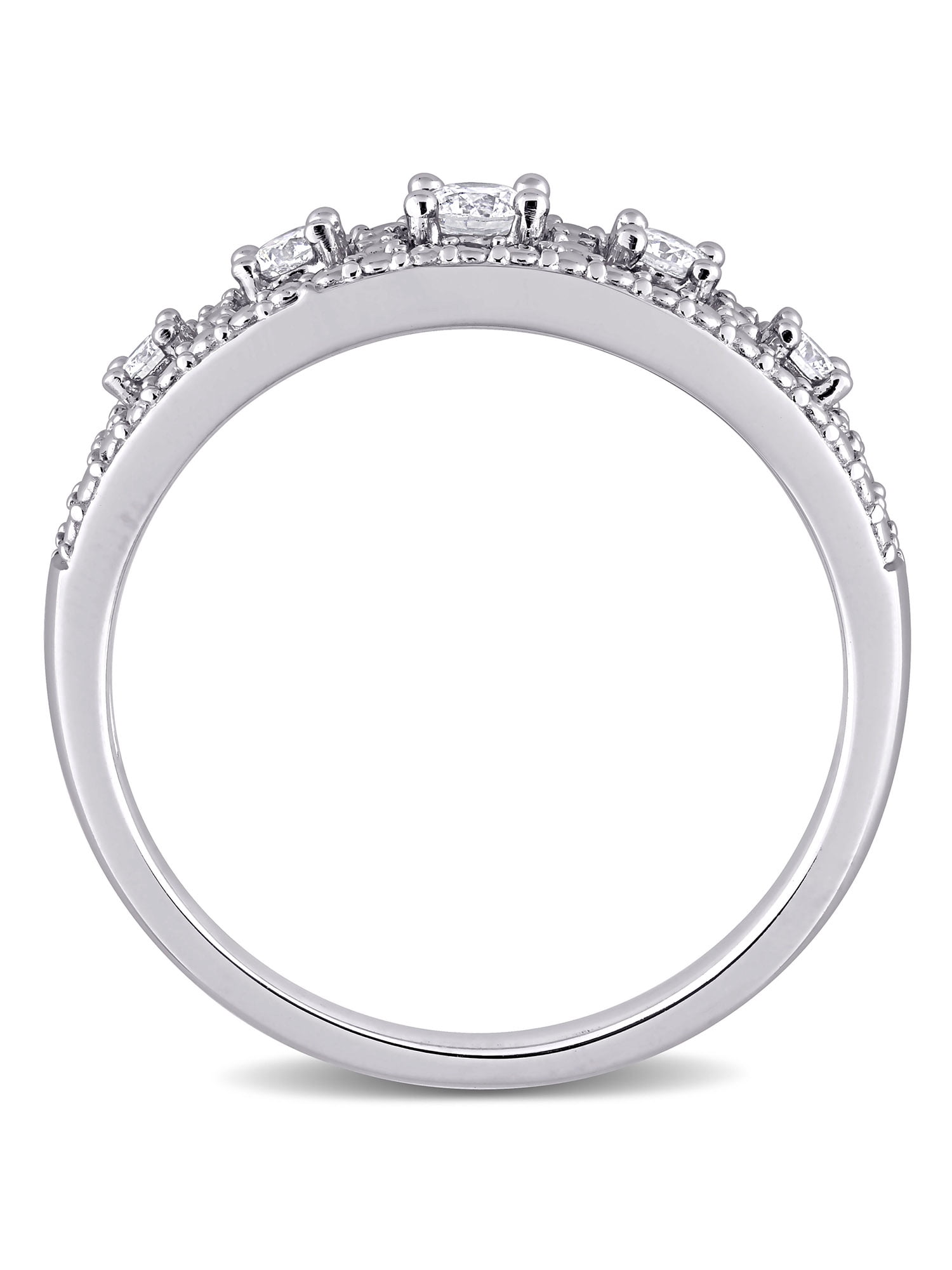 Everly Women's Diamond 10k White Gold Ring