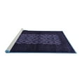 thumbnail image 2 of Ahgly Company Machine Washable Indoor Rectangle Persian Blue Traditional Area Rugs, 5' x 7', 2 of 4