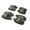 Jungle Camouflage, variant on Sport Elbow Pad Knee Guards Set Breathable Shock Absorption Sports Protective Gear For Skateboard Roller Skating Cycling