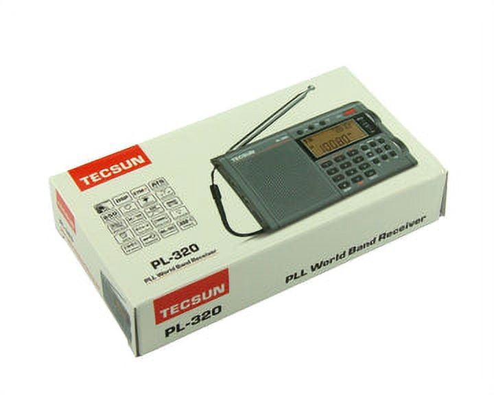Tecsun PL-320 FM/AM/SW/WM/Full Band Radio DSP Receiver FM Stereo Portable Radio