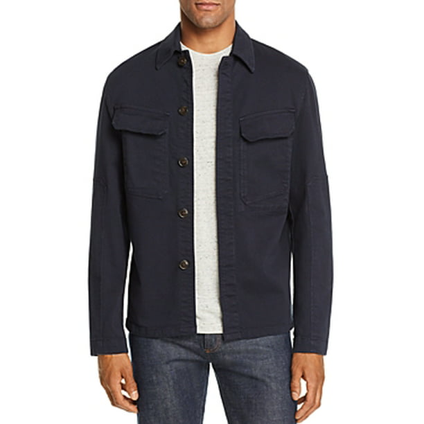 Michael Kors BLUE NIGHT Lightweight Utility Shirt Jacket, US X-Large -  