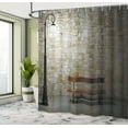 thumbnail image 5 of Ambesonne Street Shower Curtain, Dark Night Street View, 69"Wx75"L, Multicolor, 5 of 5