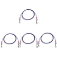 thumbnail image 4 of Masteelf 4-Pack Portable Dog Tie-Out Leashes with Steel Wire Cord for Camping, Backyard, Outdoor Activities, 4 of 8