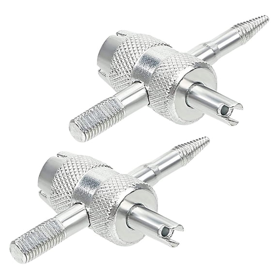 Valves Wrench 2 Pack Tire Valves Tool 4-in-1 Valves Tool for Automobile Tire Stem Remover Installer Repairer