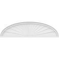 thumbnail image 3 of Ekena Millwork 46"W x 12-1/2"H x 2"P Elliptical Sunburst Architectural Grade PVC Pediment, 3 of 7