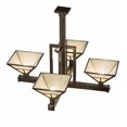 thumbnail image 7 of Meyda 189964 42 in. T Mission 4 Light Inverted Pendant - Timeless Bronze, 7 of 7