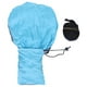 thumbnail image 5 of Hamaca compacta individual para acampar y viajar: cama para mochileros de color gris y azul con correa para árbol, 5 of 8