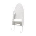 thumbnail image 4 of Soporte de Tabla de Planchar Organizador de Pared con Gancho Resistente para Plancha Eléctrica de PBT Portátil Apto para Almacenamiento en Baño y Uso Blanco, 4 of 8