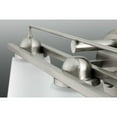thumbnail image 2 of Flight Collection Four-Light Polished Chrome Etched Glass Coastal Bath Vanity Light, 2 of 5