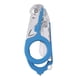 thumbnail image 2 of Tijeras de emergencia de acero inoxidable, multifuncionales, plegables, alicates para acampar al aire libre, herramienta de rescate, color azul, 2 of 14