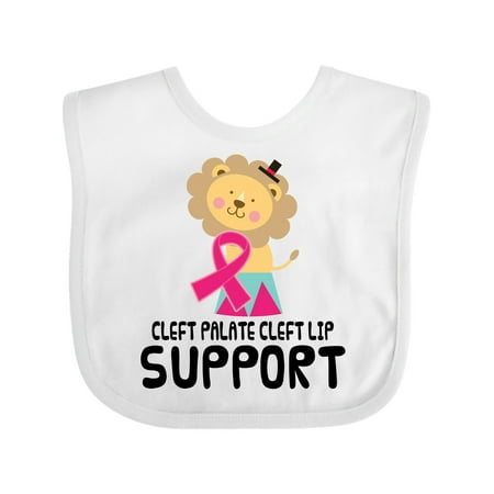 

Inktastic Cleft Palate Cleft Lip Support Lion Gift Baby Boy or Baby Girl Bib