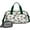 White Cartoon Cretaceous, variant on Women Men Gym Bag,White Cartoon Cretaceous Dinosaurs Pattern Small Duffle Bag Spend the Night Bags for Women with Shoes Compartment Washbag,Detachable Shoulder Strap,19.7x8.3x11 Inches