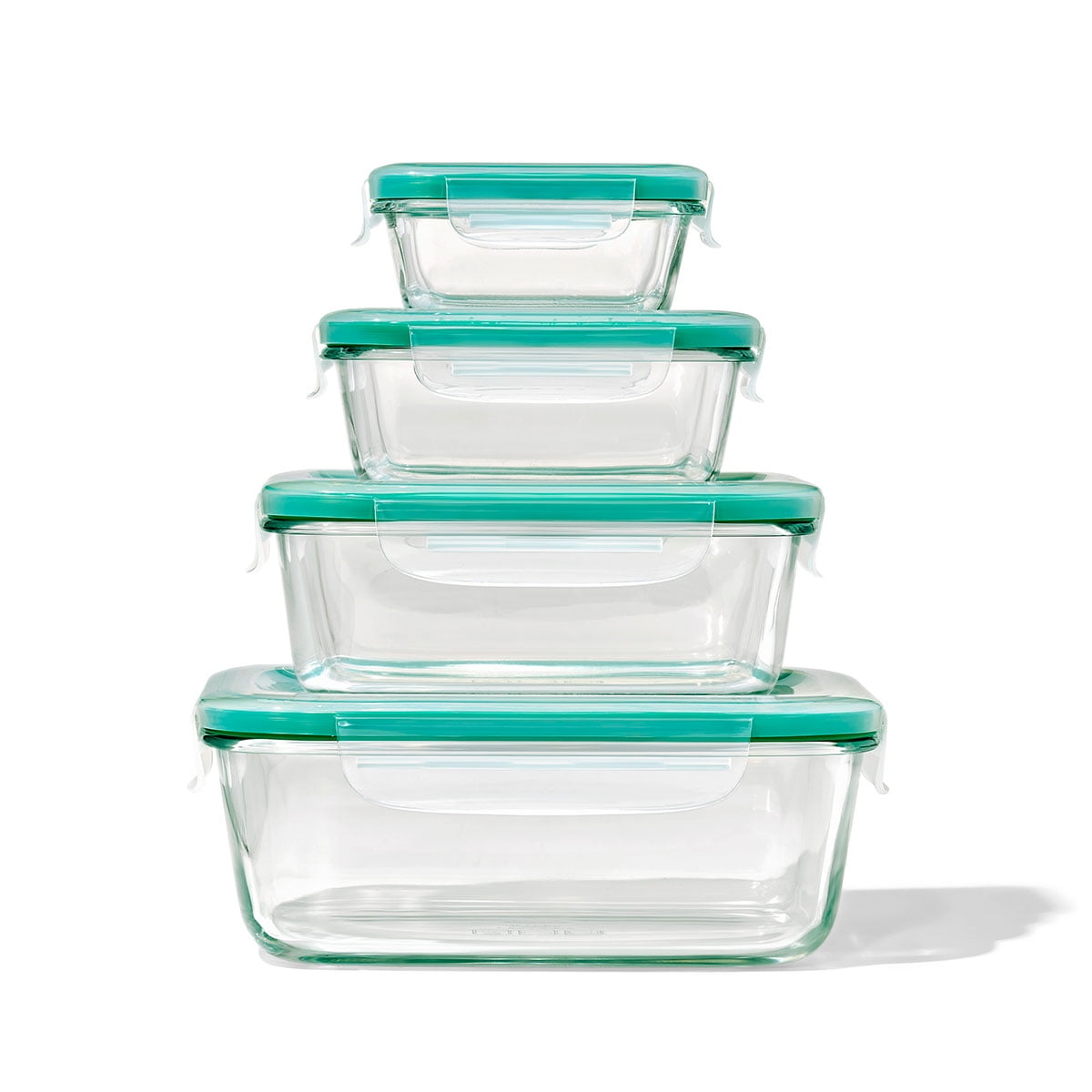 Pyrex Simply Store Glass Storage Container Set with Lids 14 Piece
