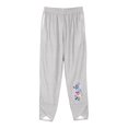 thumbnail image 4 of Qiopertar Ensemble Mode Femme Imprimé Décontracté Ample Col Rond Manches Courtes Haut Pantalon Deux Pièces Liquidation Livraison Gratuite Offres de la Semaine Liquidation, 4 of 5