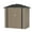 Brown, variant on Devoko 5×3 ft.Patio Metal Shed, Lockable Garden Shed for Outdoor Backyard Patio Storage