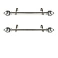 thumbnail image 2 of Rod Desyne Ramona 1 - inc  dia. Side Curtain Rod 12-20 inch long , Set of 2-Color:Satin Nickel, 2 of 2