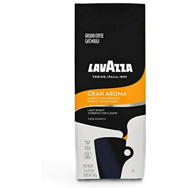 Lavazza Gran Aroma Ground Coffee, 12 oz