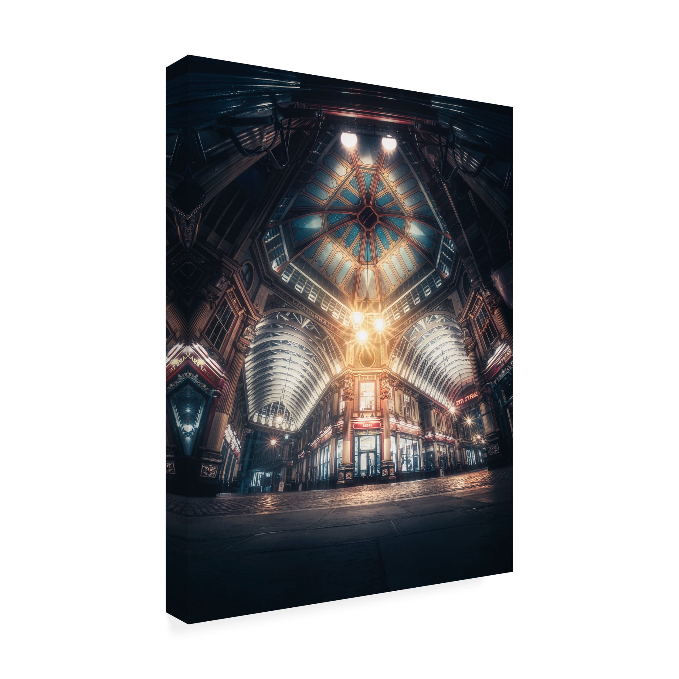 Trademark Fine Art David George  Late hour Canvas Wall Art