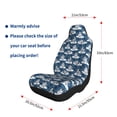 thumbnail image 2 of Goofa Snow Penguin Printed Car Seat Covers, Automotive Seat Covers for Cars Trucks and SUVs, Quick Setup Universal Fit Elastic Seat Covers-1, 2 of 6