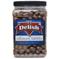 thumbnail image 2 of Gourmet Milk Chocolate Covered Almonds by Its Delish - 3 LBS Jumbo Reusable Container - Kosher Dairy Chocolate Coated California Almonds, 2 of 5