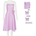 thumbnail image 3 of MEZZALL Girls Pink Dress Movie Kids Party Dress Up Cozy Toddler Sundress, Pink, 9-10 Years, 3 of 4