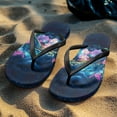 thumbnail image 5 of Uourmeti Slim Flip Flops for Women Galaxy Sea Turtle Beach Thong Sandals Comfortable Women's Summer Sandals, Size 10, 5 of 7