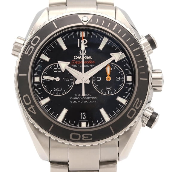 Pre-Owned Omega Seamaster Planet Ocean Chronograph 232.30.46.51.01.001 Stainless Steel...