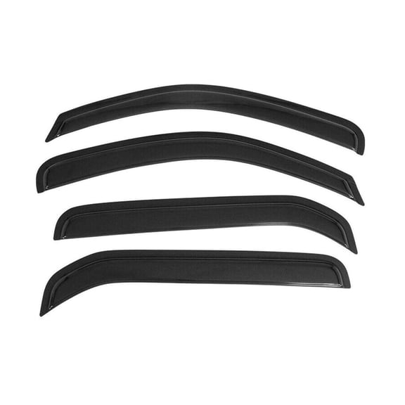 KAIHUIXING N50 Window Visors Rain Sun Guard Vent 4pcs Set Acrylic Left Right for Nissan for Xterra 2005-2015 Smoke/Tinted Slim Style NXTRRA05-94539 4CAR-WD