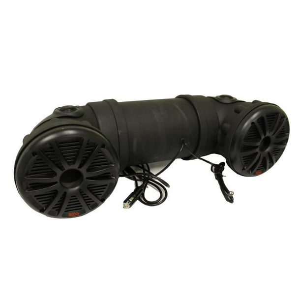 New BOSS ATV20 Dual 6.5" 450W ATV/Marine ATV Amplified Tube Speaker System w/Aux