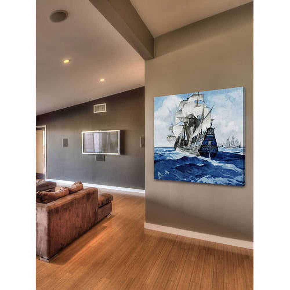 "Coming to Shore" Painting Print on Wrapped Canvas