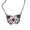4, variant on Edgy Gothic Resin Heart Necklace With Bat Wing Charm Copper Chain For Women