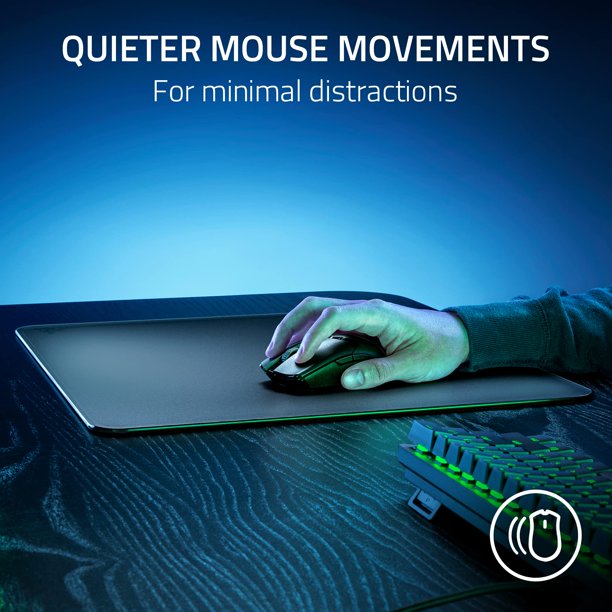 Razer Atlas Tempered Glass Gaming Mouse Mat: Ultra-Smooth Micro